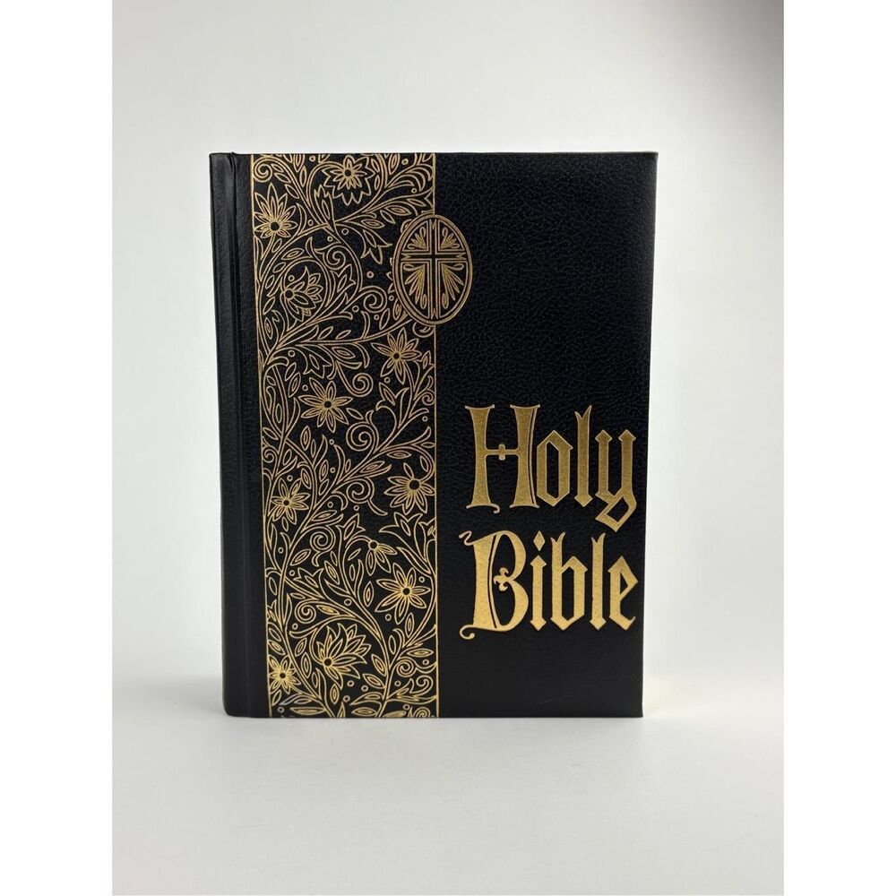 1971 Holy Bible King James Version Family Circle Red Letter Edition Hardcover EZ